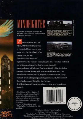 Mindfighter (UK) (1988) box cover back